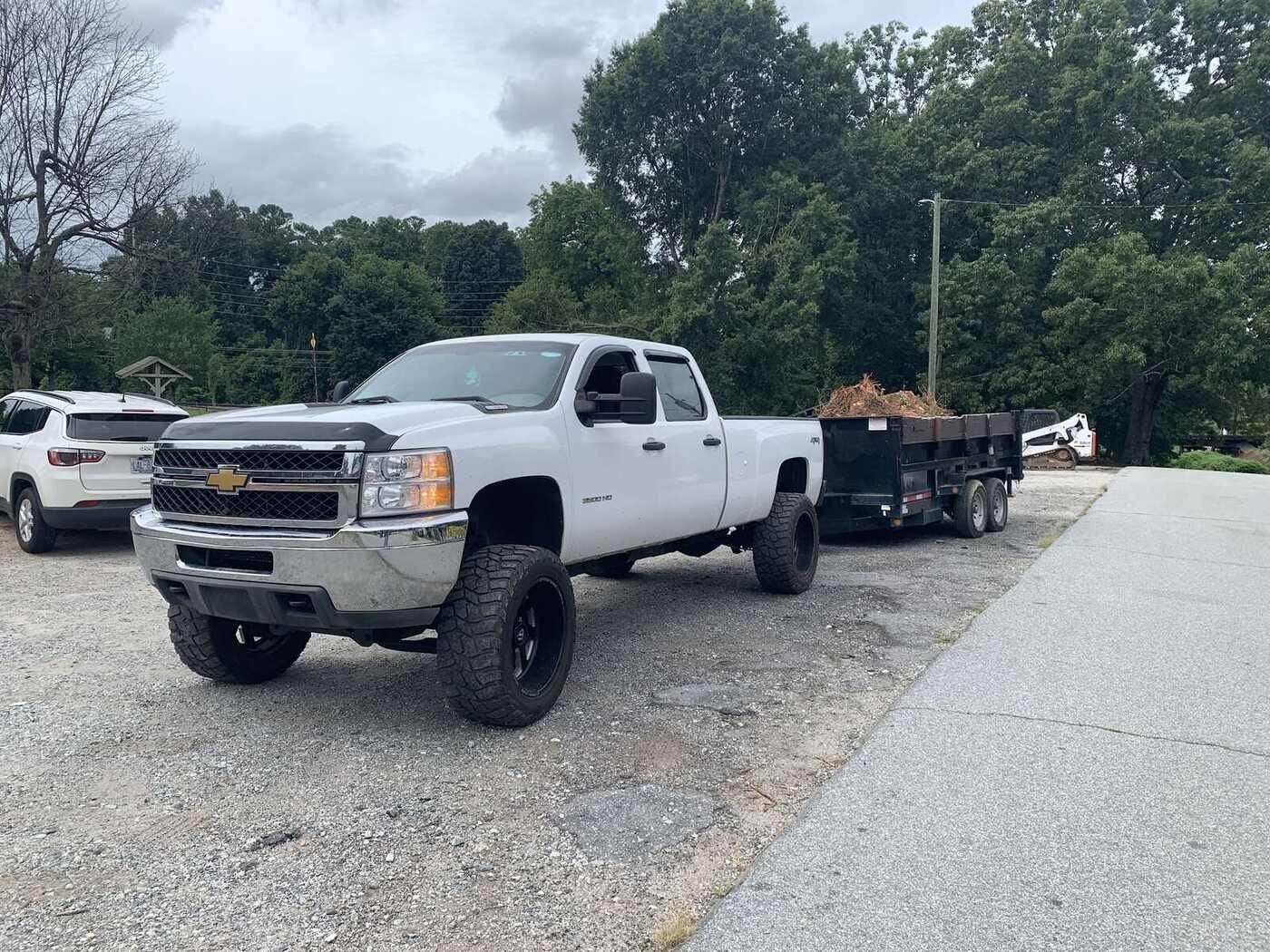 Logs loaded and gone the same day — Green Limb Tree Service, Greensboro NC